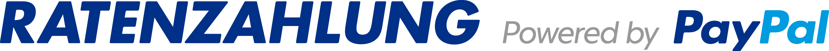 Ratenzahlung powered by PayPal