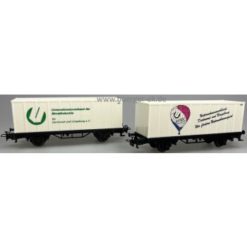 Containerwagenset Unternehmensverband der Metallindustrie für Dortmund und Umgebung e.V. Wir fördern Unternehmensgeist, 2Wagen 1Wagen wechselselseitig