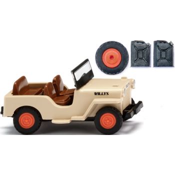 Willys Jeep CJ-3A - Farmer, elfenbeinbeige, Baujahr 1949-1953