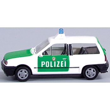 VW Polo Steilheck der POLIZEI, weiß/grün