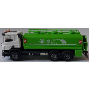 Scania Wasser-Tankfahrzeug 6x2/4, Fahrerhaus weiß, Tank hellgrün