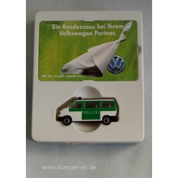 VW T4 POLIZEI grün/weiß mit Telefonkarte