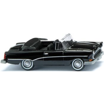 Opel Rekord P1 Cabrio, offen, schwarz, Baujahr 1957-1960, (Legendäre Limousine für Freiluftvergnügen)