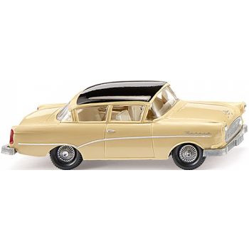 Opel Rekord P1 Limousine, grünbeige mit schwarzem Dach, Baujahr 1957-1962