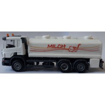 Scania Milchtankwagen 6x2, weiß - MILCH