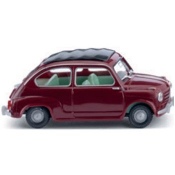 Fiat 600, weinrot, Baujahr 1955-1964