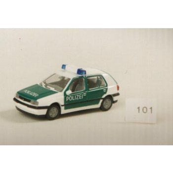 VW Golf III, POLIZEI mit Blaulichtbalken