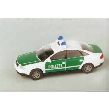 Audi A6 der POLIZEI, weiß/grün