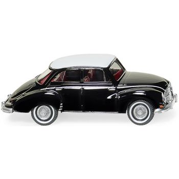 DKW Limousine, schwarz mit weißem Dach, Baujahr 1958-63