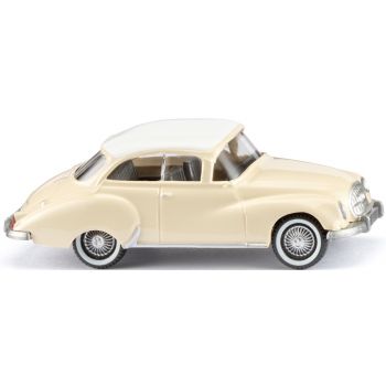 DKW Coupe, elfenbeinbeige mit weißem Dach, Baujahr 1958-1963