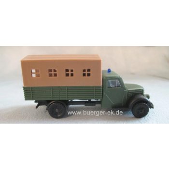 Garant Mannschaftswag. POLIZEI braune Plane