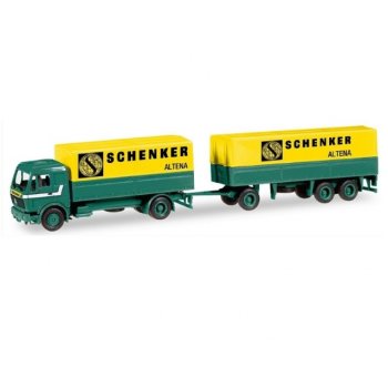 Mercedes-Benz Planen-Hängerzug, Schenker Altena, MiniKit