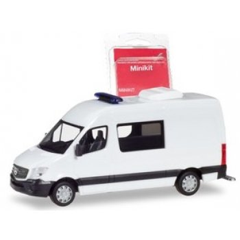 Mercedes-Benz Sprinter '13 Halbbus, weiß, (Warnlichtbalken liegt zur Selbstmontage bei), Minikit