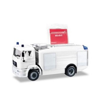 MAN M 2000 Evo Tanklöschfahrzeug mit Ziegler-Aufbau, weiß, Minikit