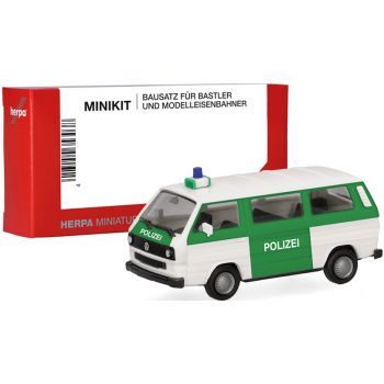 VW T3 Bus, Polizei, grün/weiß, Minikit