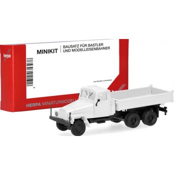 IFA G5 Dreiseitenkipper LKW 3achs, weiß, Minikit