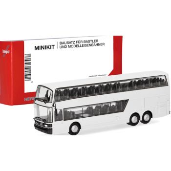 Setra 228 DT Doppelstockomnibus, weiß, Minikit