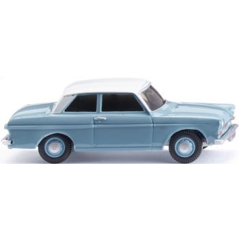 Ford Taunus 12M, pastellblau mit weißem Dach, Baujahr 1962-1966