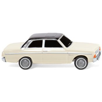 Ford 20M Limousine, perlweiß mit schwarzem Dach, Baujahr 1960-1967