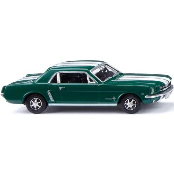 Ford Mustang Coupe, US-Klassiker, moosgrün, Baujahr 1964-1966