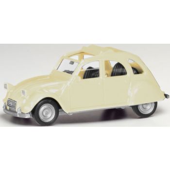 Citroen 2 CV Rolldach offen, elfenbein
