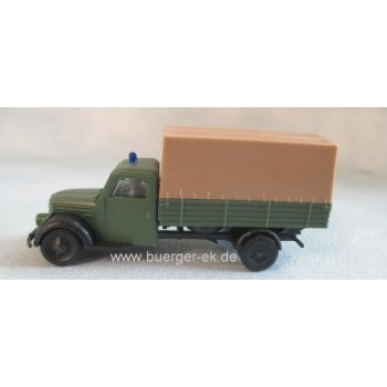 Garant Pritsche/Plane POLIZEI, beigegraue Plane