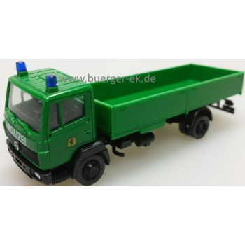 Mercedes-Benz LKW, Langpritsche der POLIZEI mit Polizeistern