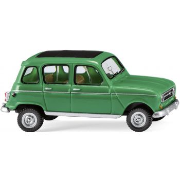 Renault R4 mit Faltdach, grün, Baujahr 1967-74