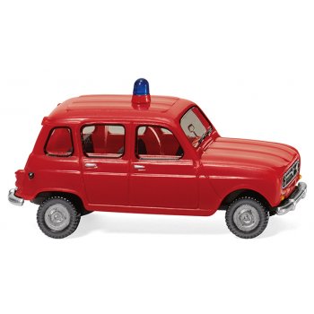 Renault R4, Feuerwehr, rot