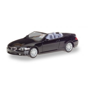 BMW 6er Cabrio, schwarz