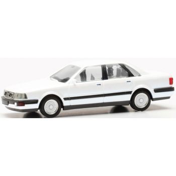 Audi V8 mit BBS-Felgen, weiß