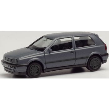 VW Golf III VR6 nardograu mit grauen Felgen