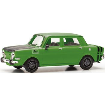 Simca Rallye II, gelbgrün