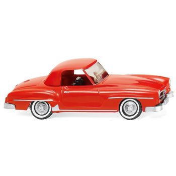 Mercedes-Benz 190 SL Coupe, verkehrsrot, Traumcoupe des Wirtschaftswunders, Baujahr 1955-62