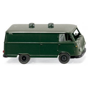 Borgward Kastenwagen B611, Gefangenentranporter der Polizei, tannengrün