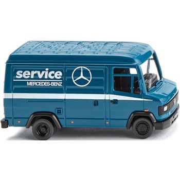 Mercedes-Benz 507D Kastenwagen, Servicewagen Mercedes-Benz, blau, Baujahr 1986-1996