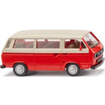 VW T3 Bus im Zweifarb-Edelauftritt, verkehrsrot/hellelfenbein, Baujahr 1979-1992