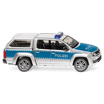 VW Amarok GP Comfortline, POLIZEI, silber/blau, Allrad-Zugpferd