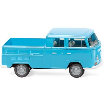 VW T2 Doppelkabine, eisblau, Baujahr 1967-71