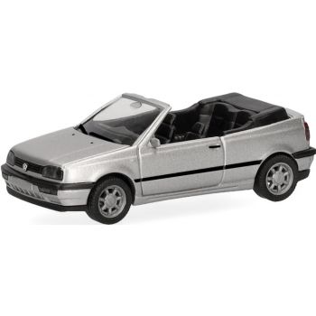 VW Golf III Cabrio, offen, titansilber metallic