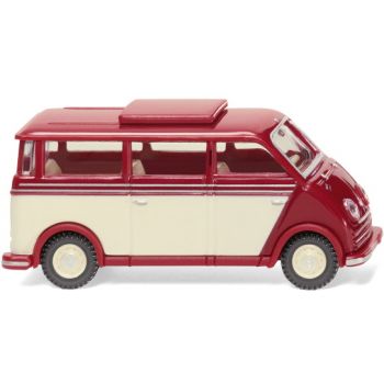 DKW Schnelllaster Bus, rubinrot/elfenbein, Baujahr 1955-62