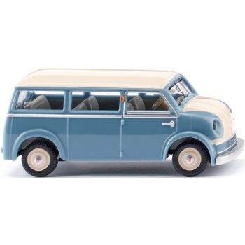 Lloyd LT 500 Bus, Borgward Kleinbus, pastellblau/weiß, Baujahr 1952-1961