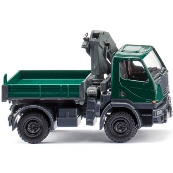 Unimog U20 Pritsche mit Ladekran, moosgrün