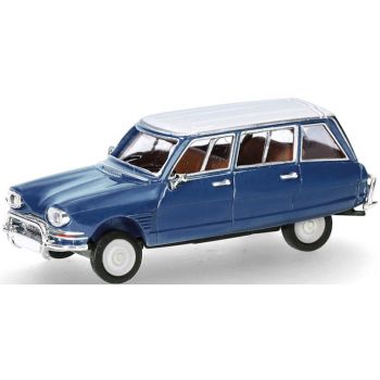 Citroen AMI 6 Break, enzianblau mit weißem Dach