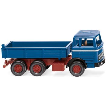 Mercedes-Benz Pritschenkipper 3achsig, azurblau, Baujahr 1971-74