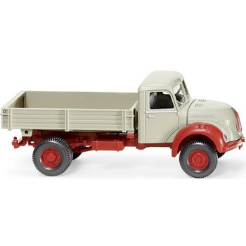 Magirus Rundhauber Pritschenkipper, kieselgrau, Baujahr 1957-67