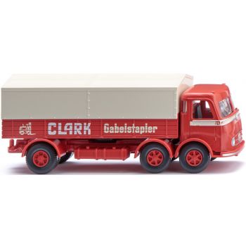 Mercedes-Benz LP 333, Tausendfüßler, Pritschen-/Planen-LKW, CLARK Gabelstapler, Baujahr 1958-1961