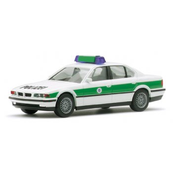 BMW 7er, POLIZEI Bamberg - Bayern, weiß/grün