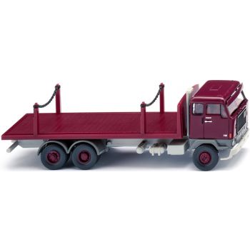 Volvo F88 Rungenpritschen-LKW, weinrot, Baujahr 1965-1970