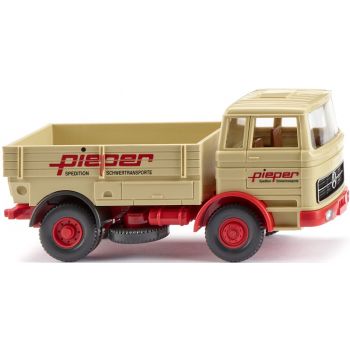 Mercedes-Benz Schwerlastzugmaschine mit verkleideter Ballastprische, Spedition Pieper Schwertransporte Dortmund, Baujahr 1963-1967